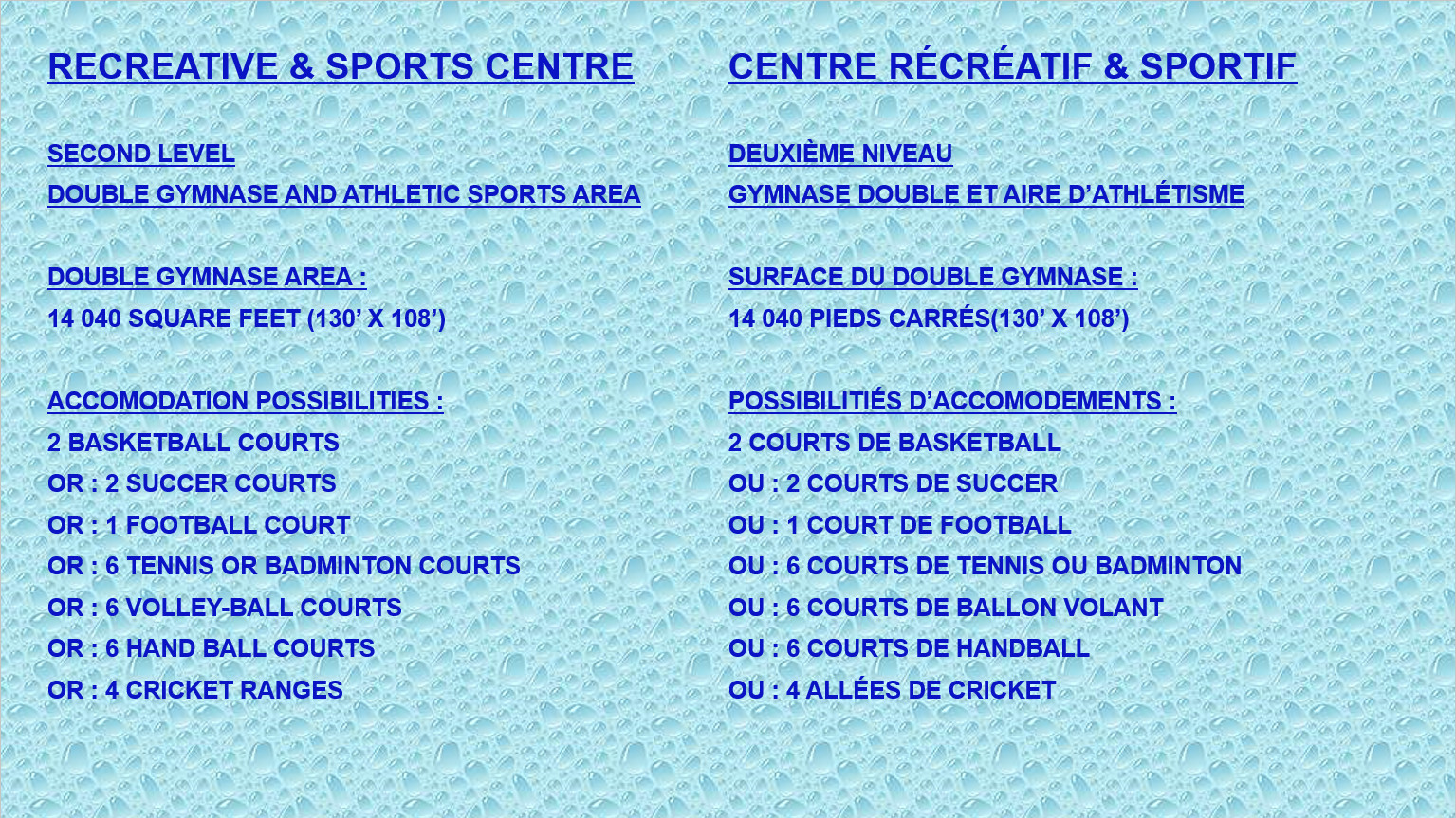 Centre Sportif 015